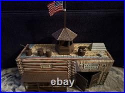 Marx Toys Fort Apache Check Photos For Contents Sears Heritage Play Set withbox