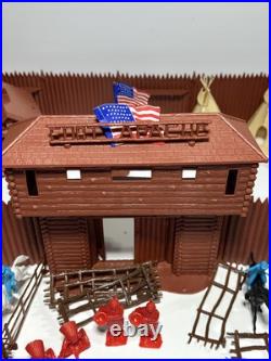 Marx Toys Fort Apache Play Set Vintage Commemorative Edition #4502 + Lido Read