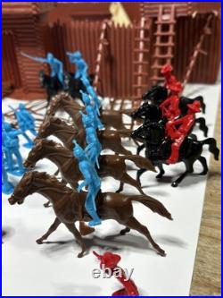 Marx Toys Fort Apache Play Set Vintage Commemorative Edition #4502 + Lido Read