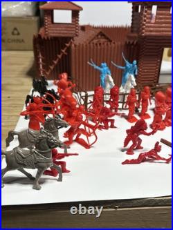 Marx Toys Fort Apache Play Set Vintage Commemorative Edition #4502 + Lido Read
