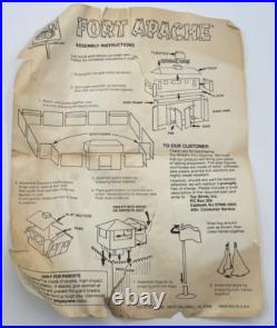 Marx Toys Fort Apache Play Set Vintage Commemorative Edition #4502 + Lido Read