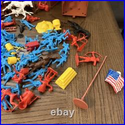 Marx Toys Fort Apache Play Set Vintage Sears MPC 1980s Cowboys Vs Indians