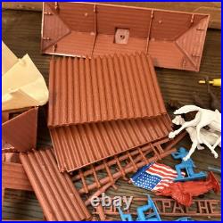 Marx Toys Fort Apache Play Set Vintage Sears MPC 1980s Cowboys Vs Indians