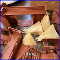 Marx Toys Fort Apache Play Set Vintage Sears MPC 1980s Cowboys Vs Indians