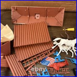 Marx Toys Fort Apache Play Set Vintage Sears MPC 1980s Cowboys Vs Indians