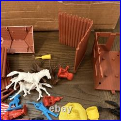 Marx Toys Fort Apache Play Set Vintage Sears MPC 1980s Cowboys Vs Indians