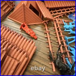Marx Toys Fort Apache Play Set Vintage Sears MPC 1980s Cowboys Vs Indians