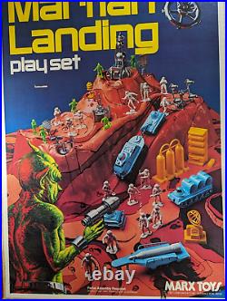 Marx Toys. Giant Martian Landing Play Set Factory Sealed 1977
