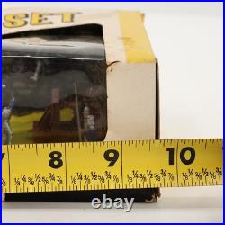 Marx Toys Knight and Castle Miniature Play Set Hand Painted Hong Kong Vintage