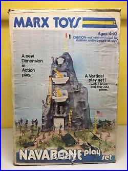 Marx Toys Navarone Playset 3412 Box Instructions