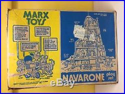 Marx Toys Navarone Playset 3412 Box Instructions