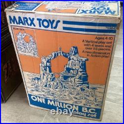 Marx Toys One Million B. C. Playset 1975 Many Rare Partscr