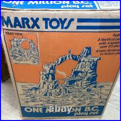 Marx Toys One Million B. C. Playset 1975 Many Rare Partscr