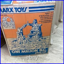 Marx Toys One Million B. C. Playset 1975 Many Rare Partscr