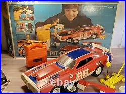 Marx Toys Pit Change Dodge Charger 112 Scale 1974 Plastic Model Kit Car 5175