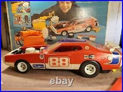 Marx Toys Pit Change Dodge Charger 112 Scale 1974 Plastic Model Kit Car 5175