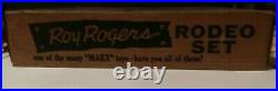 Marx Toys Roy Rogers Rodeo Set Playset #3690 Vintage