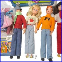 Marx Toys THE ARCHIES Play Doll Set with Carry Case 1975 Clothing RARE