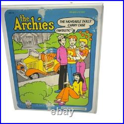 Marx Toys THE ARCHIES Play Doll Set with Carry Case 1975 Clothing RARE