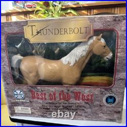 Marx Toys THUNDERBOLT Johnny West Horse Best of the West Rare 2000 Re-Issue Box