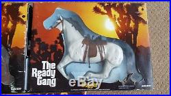 Marx Toys The Ready Gang RARE 3 Horse Set NIB Dagger Midnight & Thunder