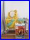 Marx Toys WITH BOX Prehistoric Mountain Play Set #3414 Dinosaurs Cavemen Trees