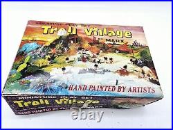 Marx Troll Village Miniature Playset 1965 with Accessories in Original Box