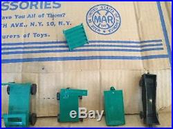 Marx Trucking Terminal Playset Set Accessories 1950s Clean Litho Box