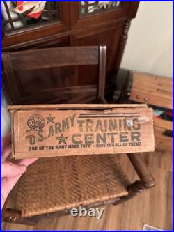 Marx U. S. Army Training Center Playset Box Only Vintage 144 1950's