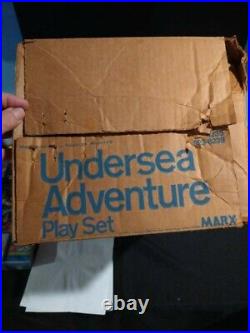 Marx Undersea Playset 1979 Rare Set Not Complete With Original Box