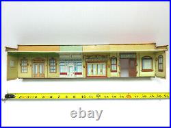 Marx Untouchables Tin Litho Town Front & Warehouse Playset Buildings 2 Pc Lot