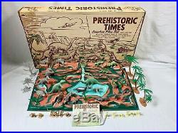Marx Vintage 1955 Prehistoric Times #3390 Series-1000 Dinosaur Playset COMPLETE