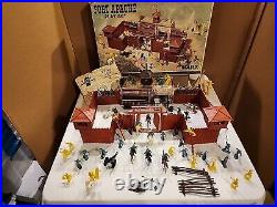 Marx Vintage 3681 Fort Apache, Box, Directions, Figures, Accessories