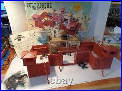 Marx Vintage 3681 Fort Apache, Box, Directions, Figures, Accessories