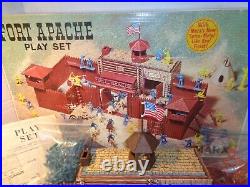 Marx Vintage 3681 Fort Apache, Box, Directions, Figures, Accessories