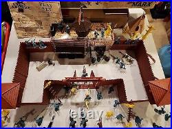 Marx Vintage 3681 Fort Apache, Box, Directions, Figures, Accessories