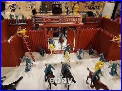 Marx Vintage 3681 Fort Apache, Box, Directions, Figures, Accessories