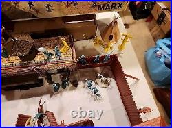 Marx Vintage 3681 Fort Apache, Box, Directions, Figures, Accessories