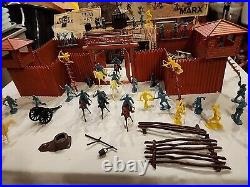 Marx Vintage 3681 Fort Apache, Box, Directions, Figures, Accessories