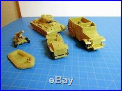 Marx Vintage Desert Fox Playset of AmericanTan Vehicles B