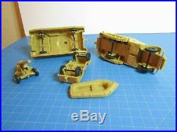 Marx Vintage Desert Fox Playset of AmericanTan Vehicles B