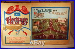 Marx Vintage Heritage Sears Giant Blue Gray Civil War Play Set