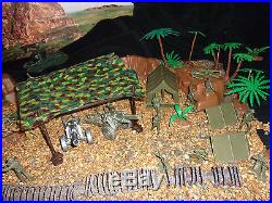 Marx Vintage Iwo Jima Battleground Playset