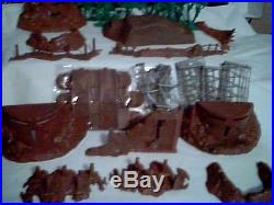 Marx Vintage Iwo Jima Battleground Playset