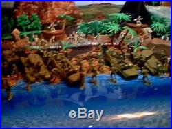 Marx Vintage Iwo Jima Battleground Playset