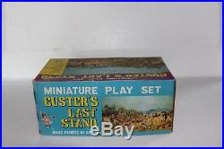 Marx Vintage Miniature Play Set, Custer's Last Stand, in excellent condition