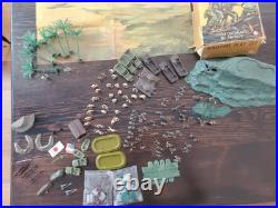 Marx Vintage Miniature Sands Of Iwo Jima Playset, Almost Complete