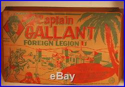 Marx Vintage Official Captain Gallant Foreign Legion Play Set