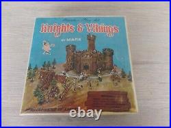 Marx Vintage RARE Knights & Vikings Miniature Playset