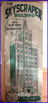 Marx Vintage The Skyscraper Building with Electric Elevator